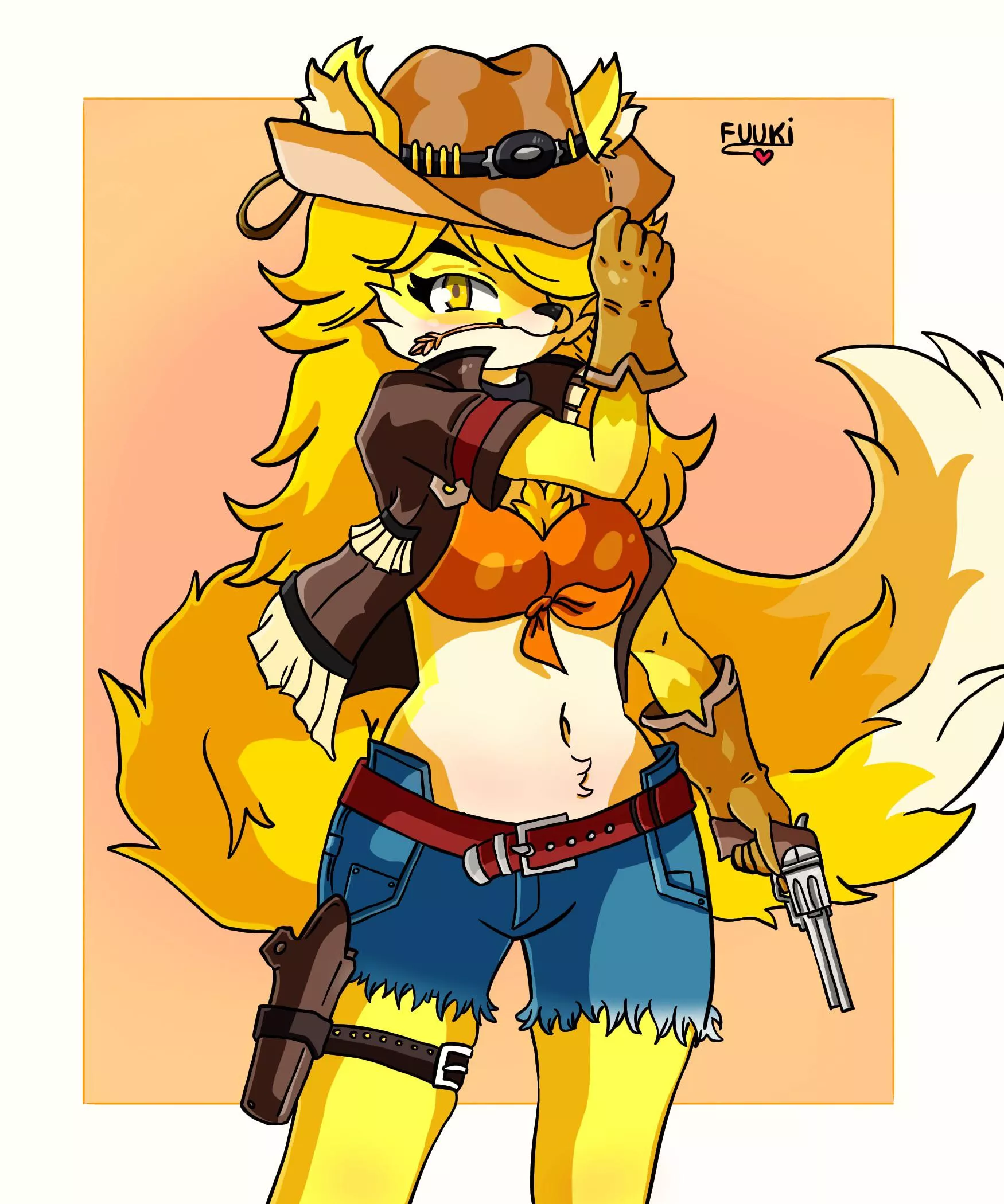 Meet Saturna in cowgirl outfit >w< (Fuuki).