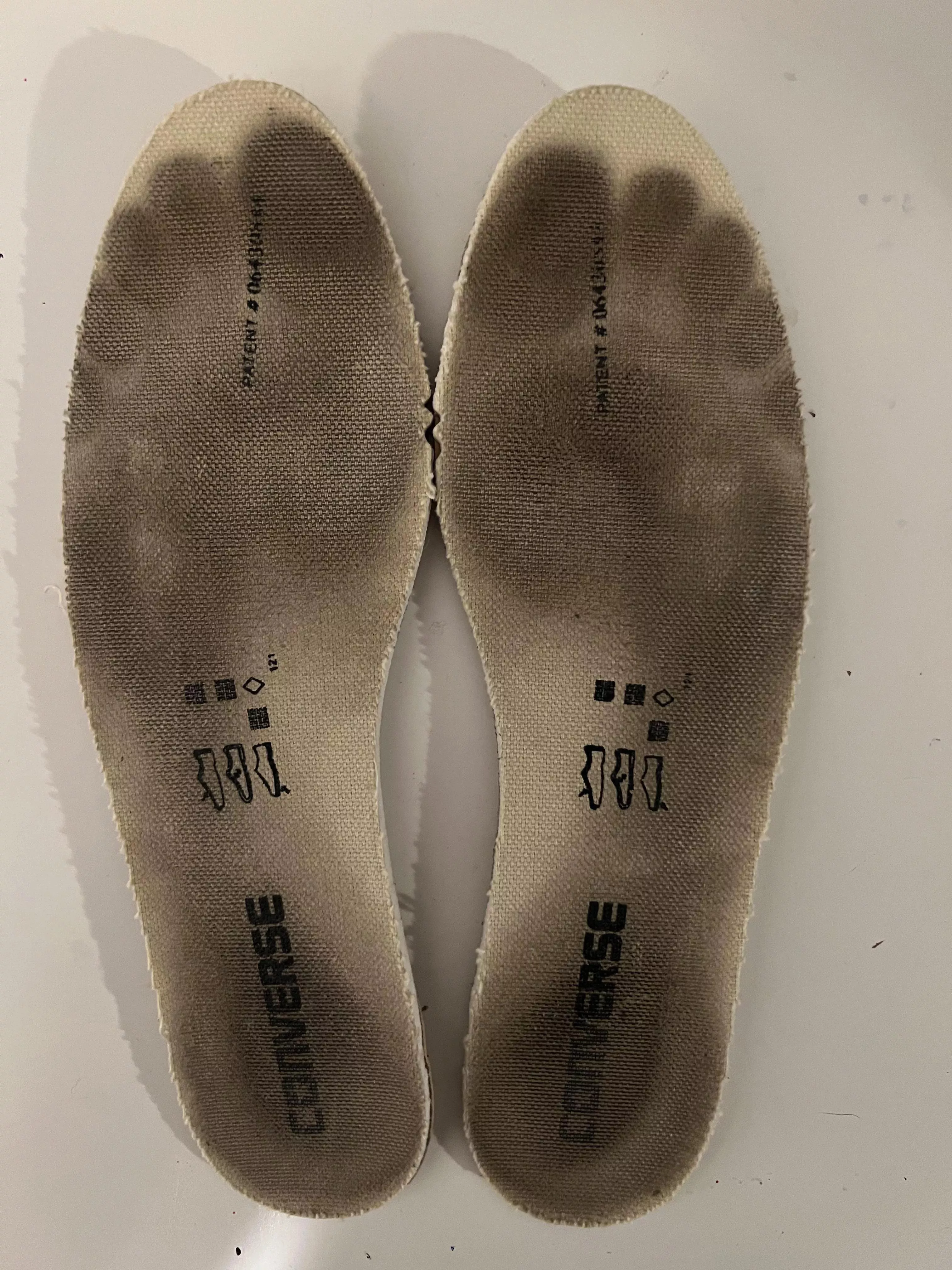 My Converse insoles