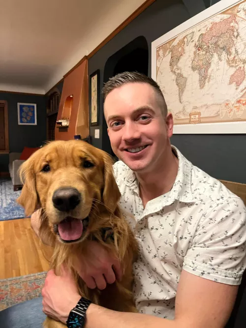 My handsome date last night.