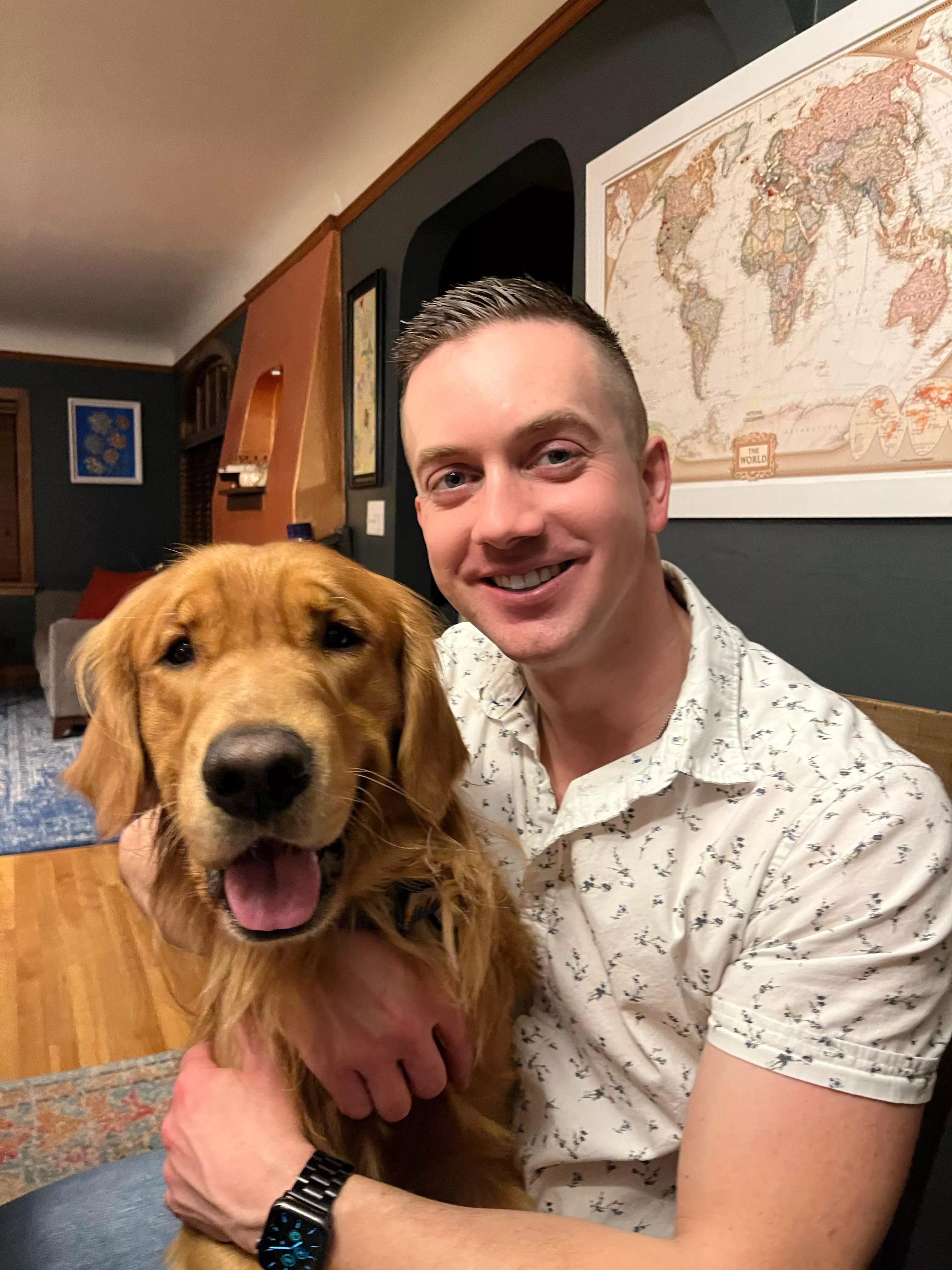 My handsome date last night.