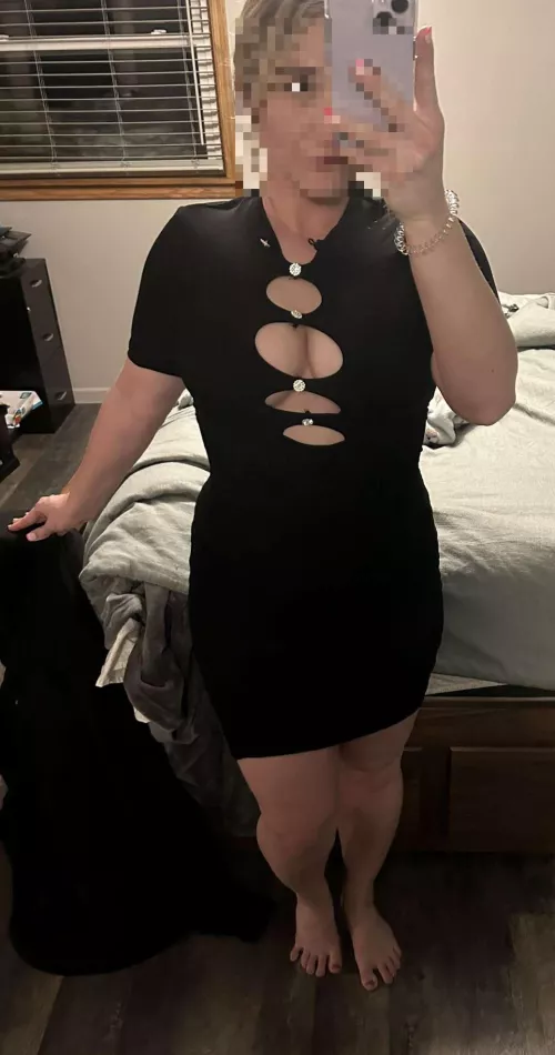 My husband won't be the one pulling this dress up over my ass