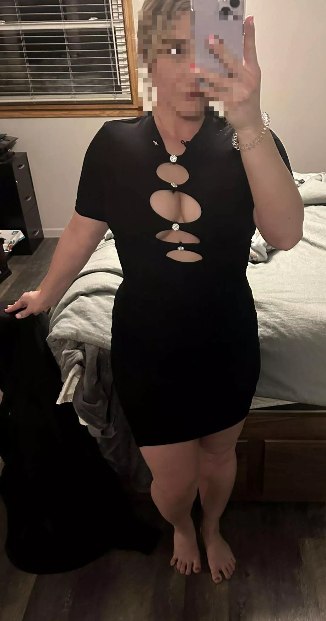 My husband won't be the one pulling this dress up over my ass
