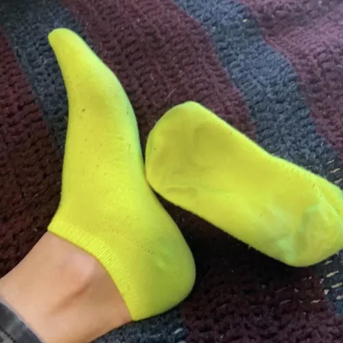 New here 😋 Is anyone interested in a pair of my used socks for $10?