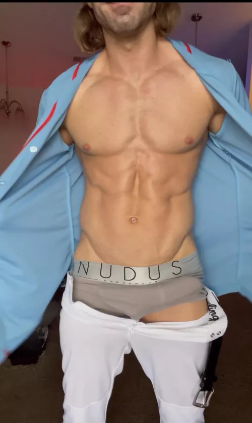 Now you know what’s underneath the baseball pants