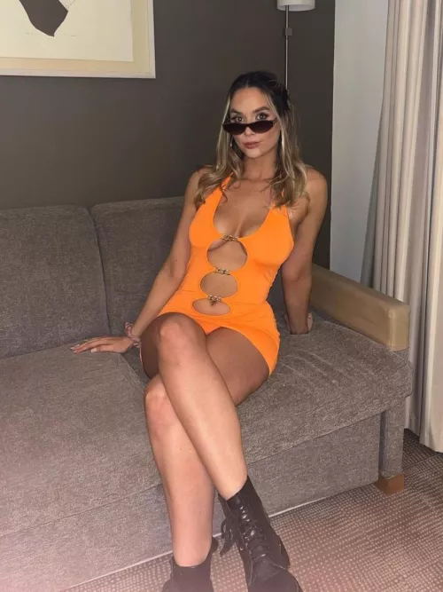 Orange dress