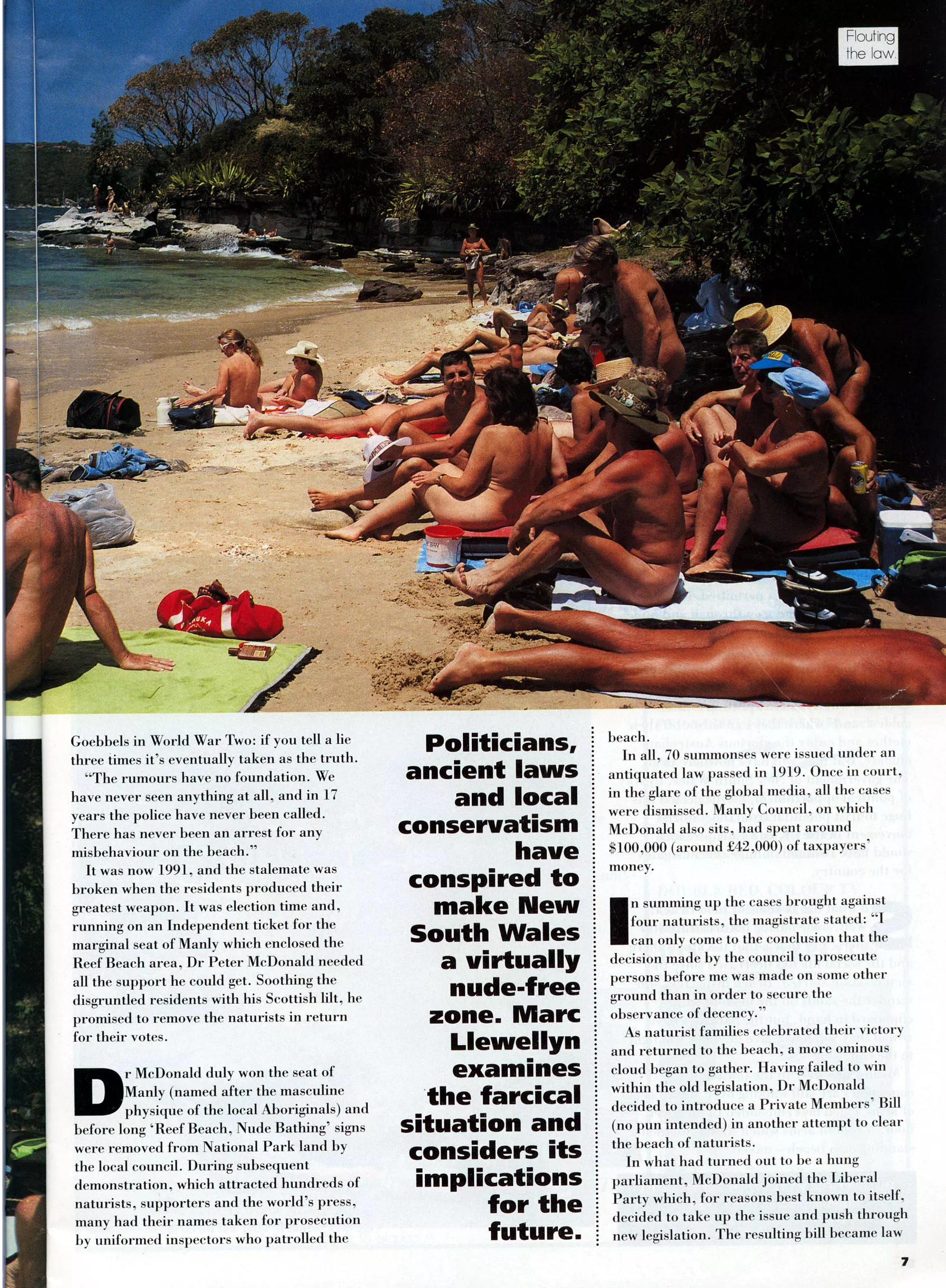 Reef Beach, NSW, Australia, textile since 1996 (H&E) (page 7 - see page 6!)