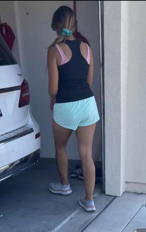 Stroking to my milf wife