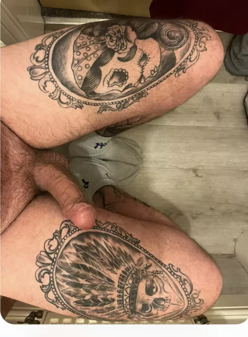 Tattooed thighs [41] dad