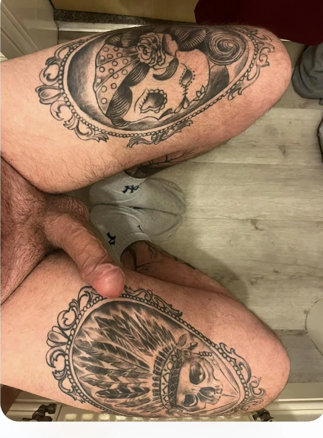 Tattooed thighs [41] dad