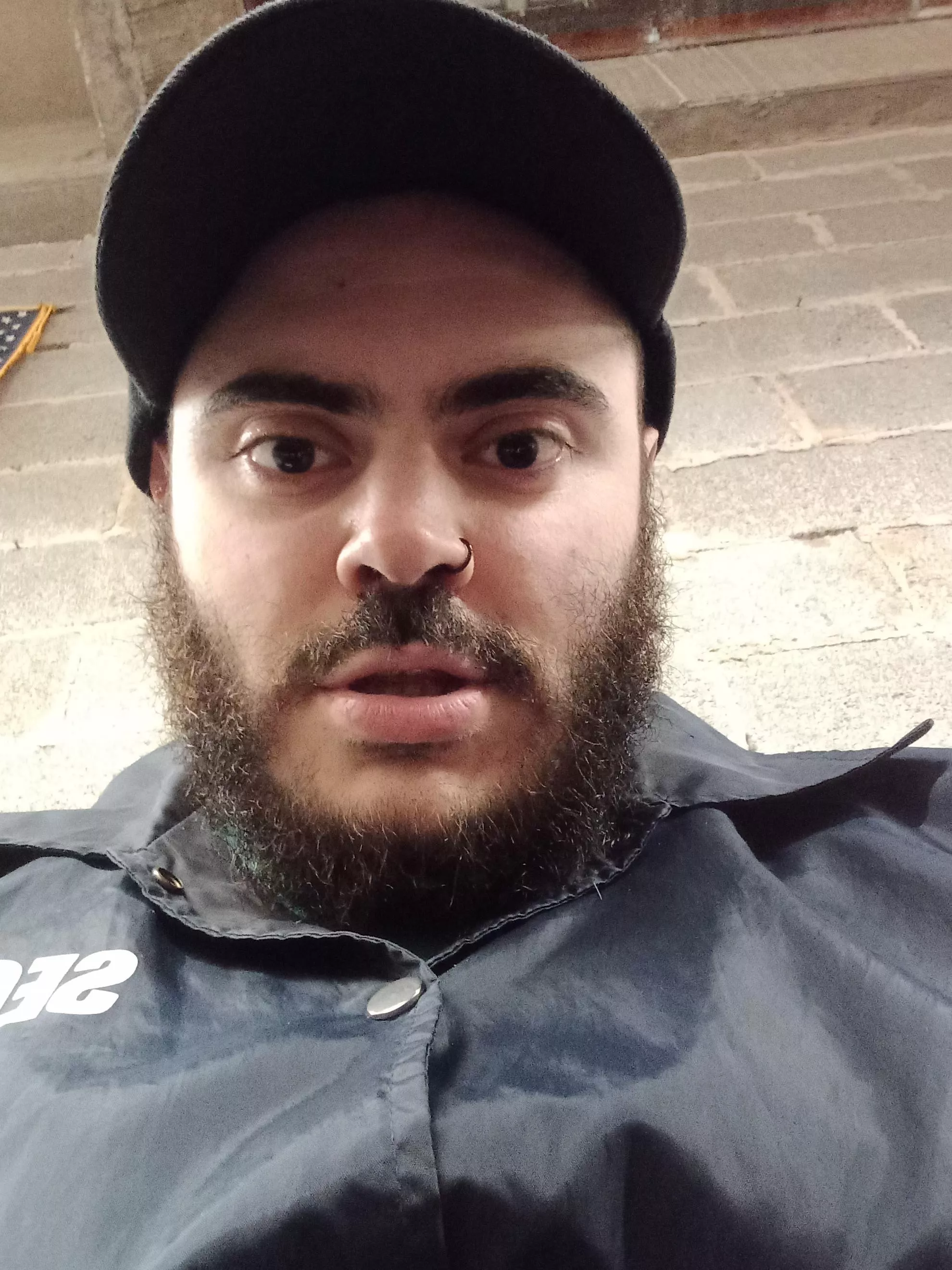 The face I make when stuck at work