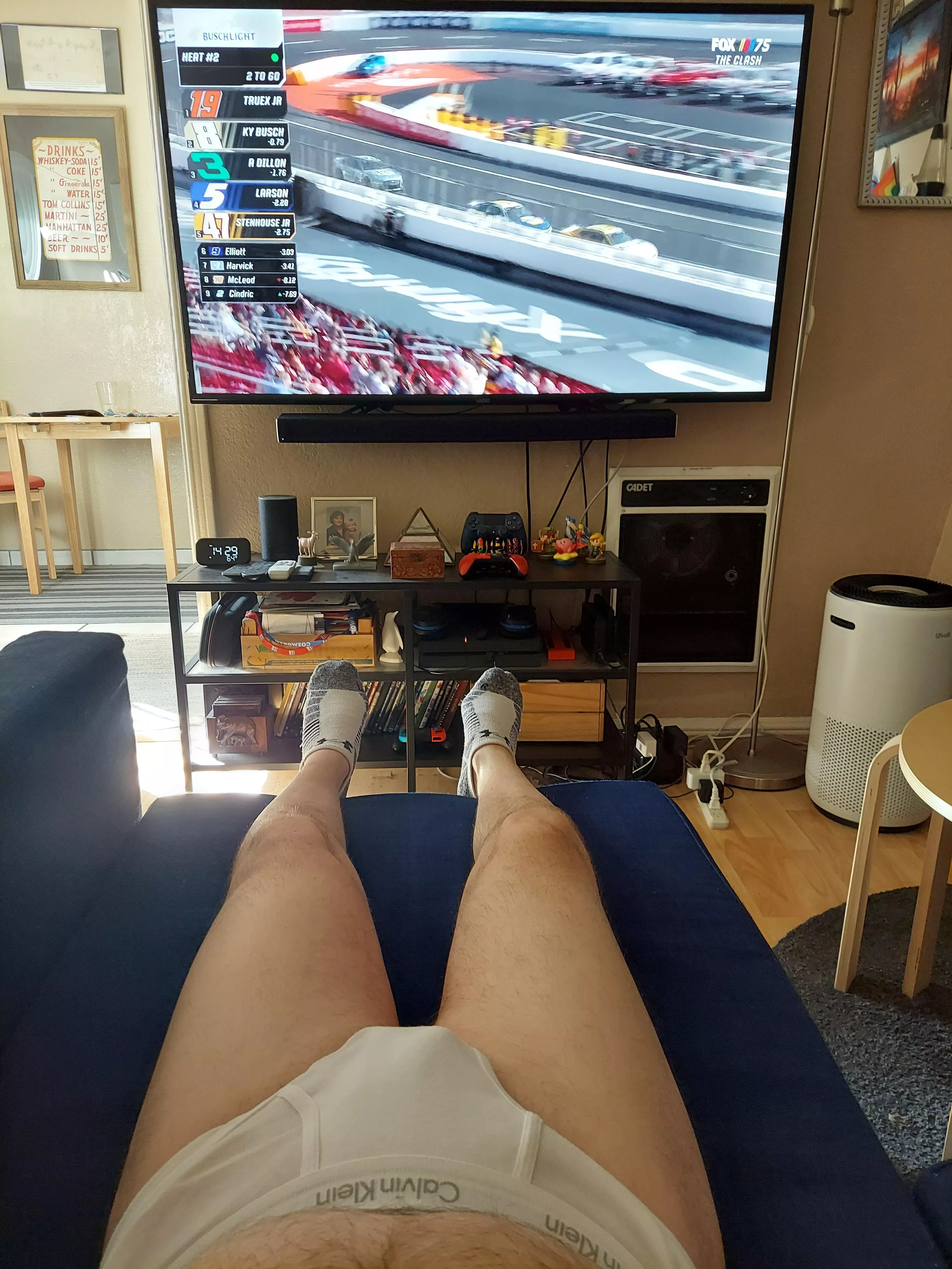 Tighty Whities and NASCAR, a perfect Sunday
