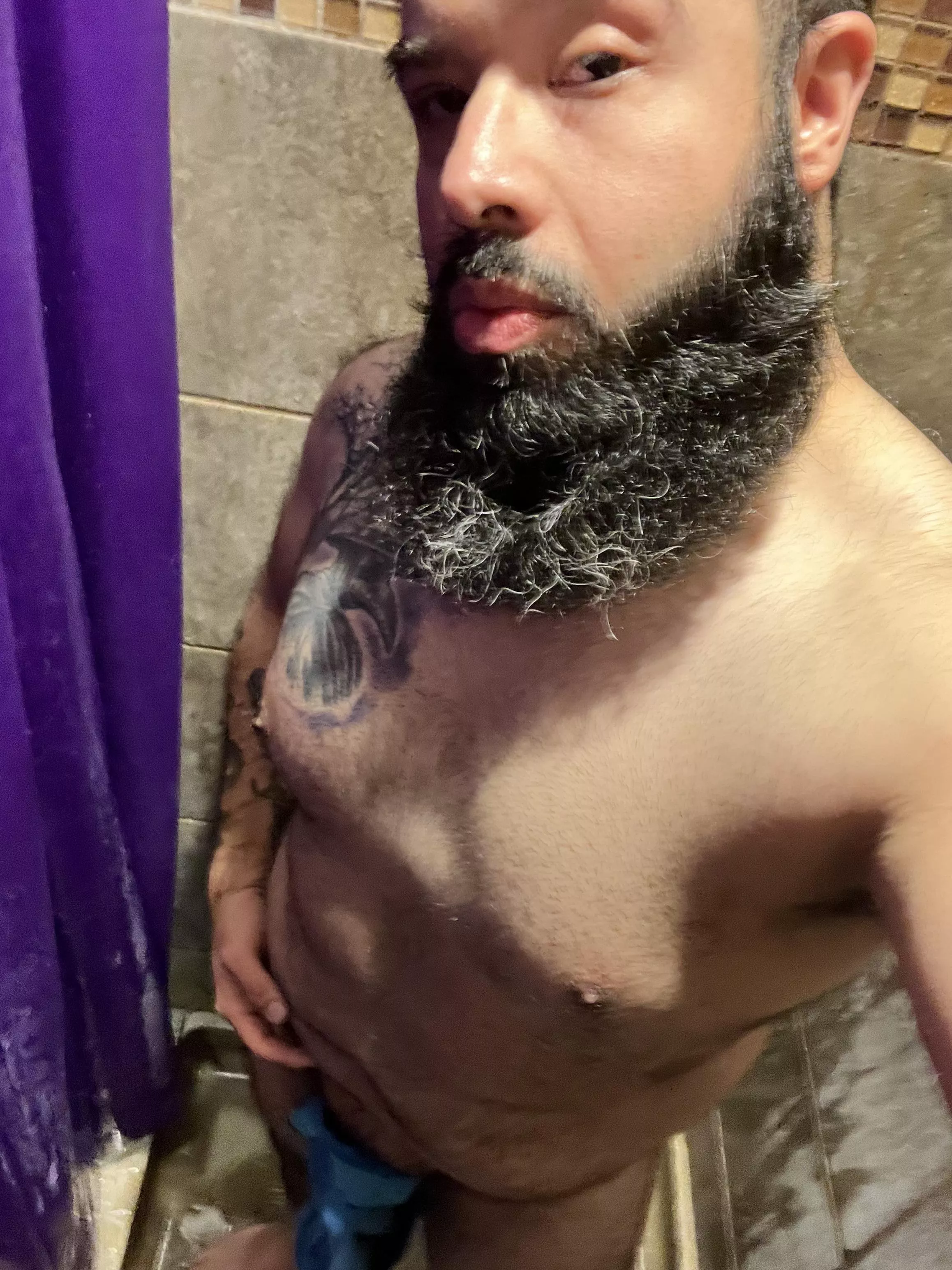 Trimmed,back at the gym … All you need to do is remove the boxer briefs …