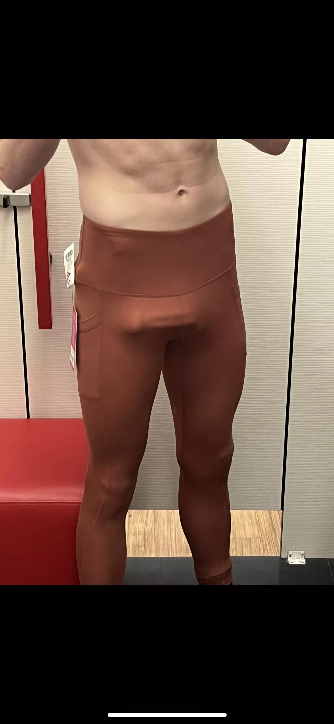 Trying on a pair of leggings (really wanted to cum in them)