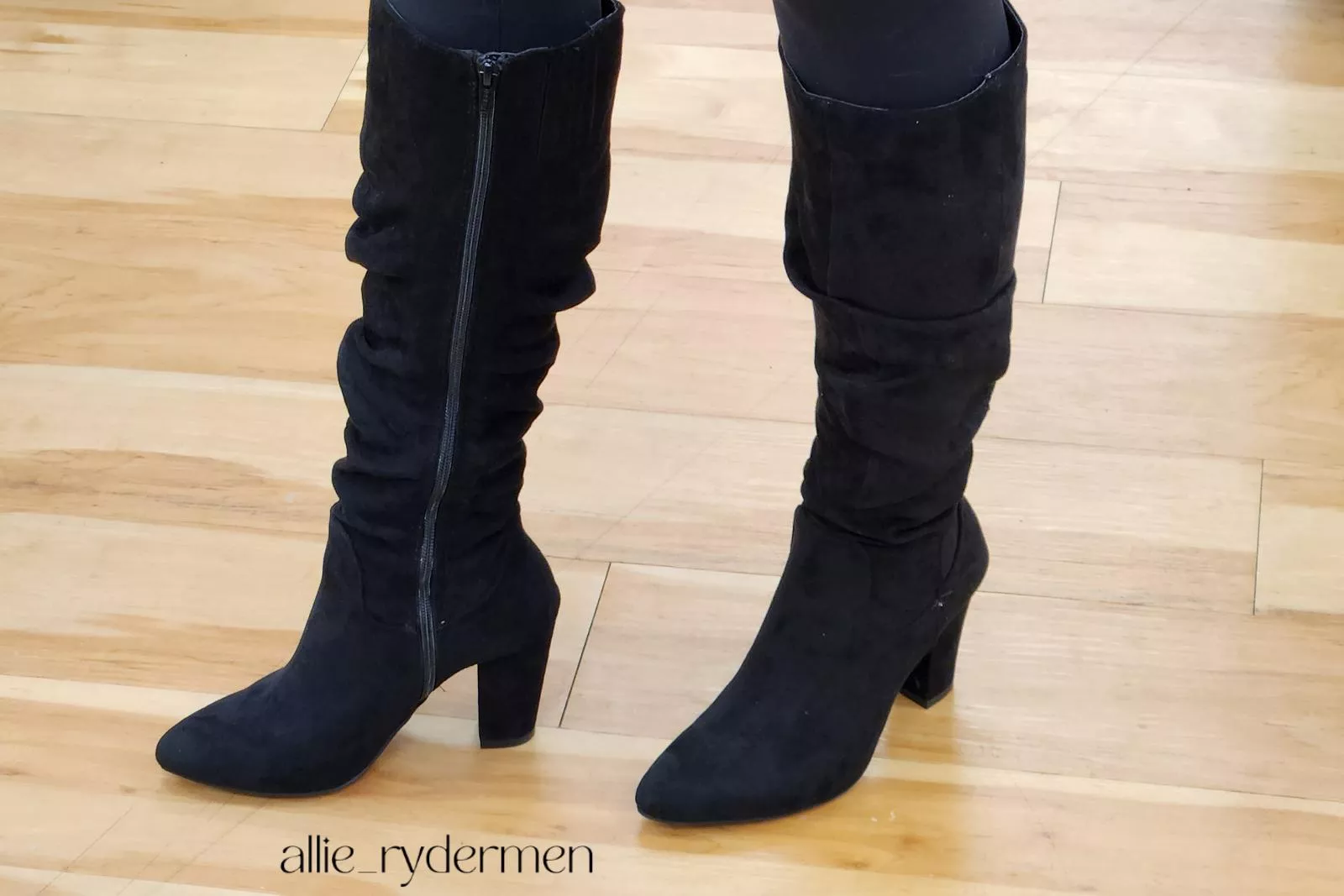 Trying to decide if I should get these or order thigh high high heel boots instead.