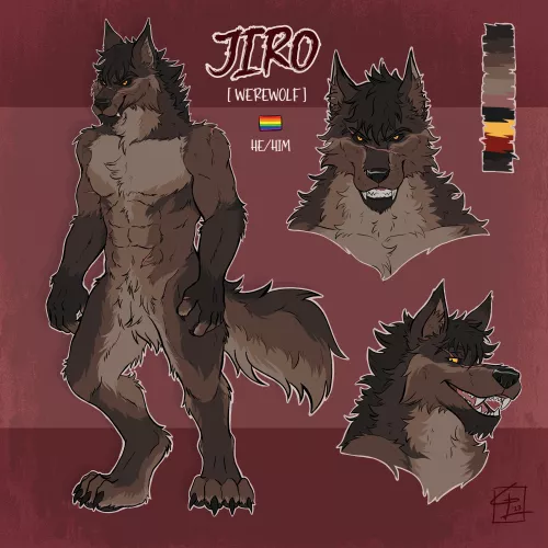 Turned my main oc into a werewolf