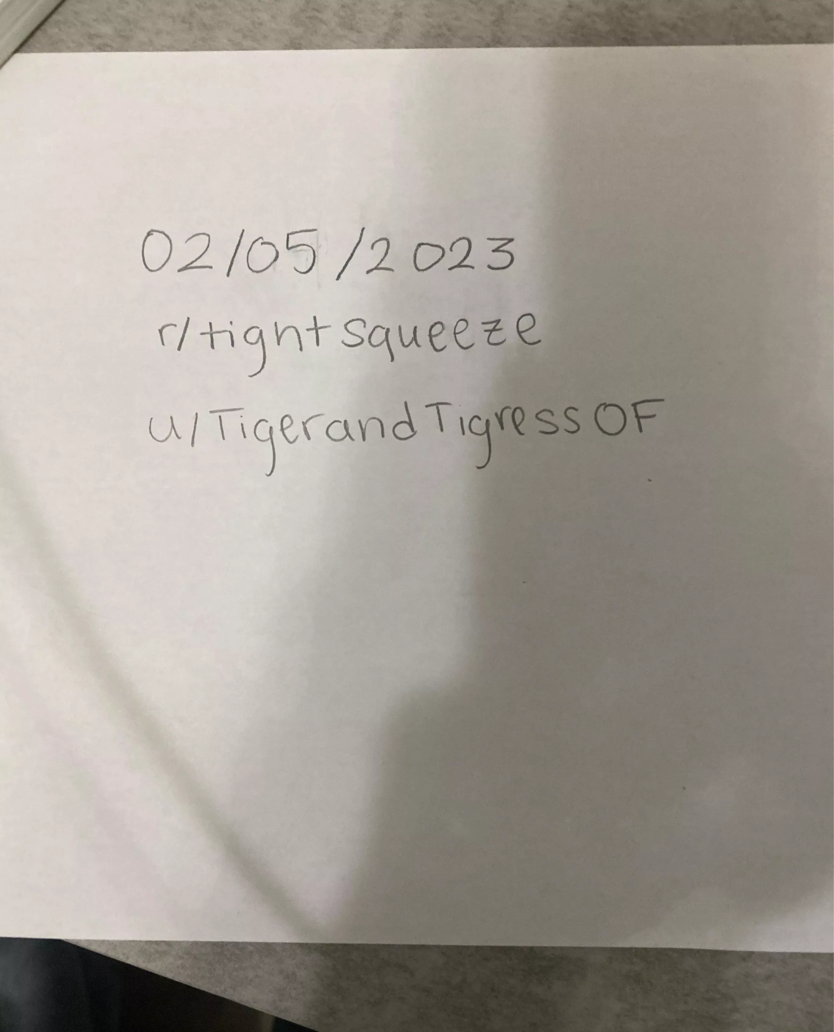 Verification Photo :)