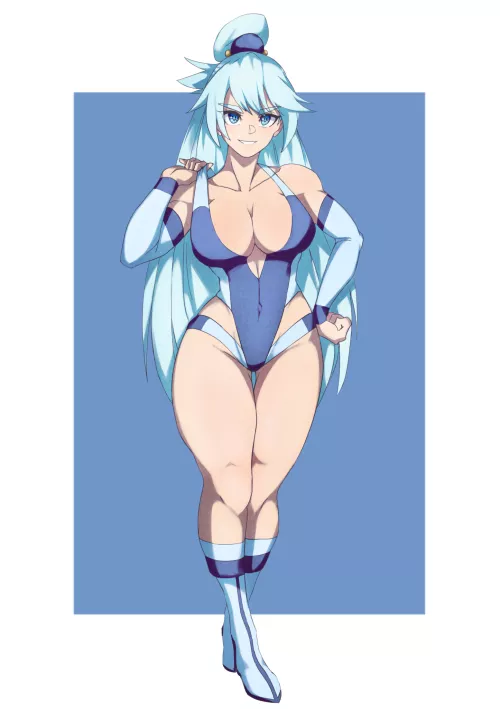 Wrestling Aqua (By WhiteCoffee) [KonoSuba]