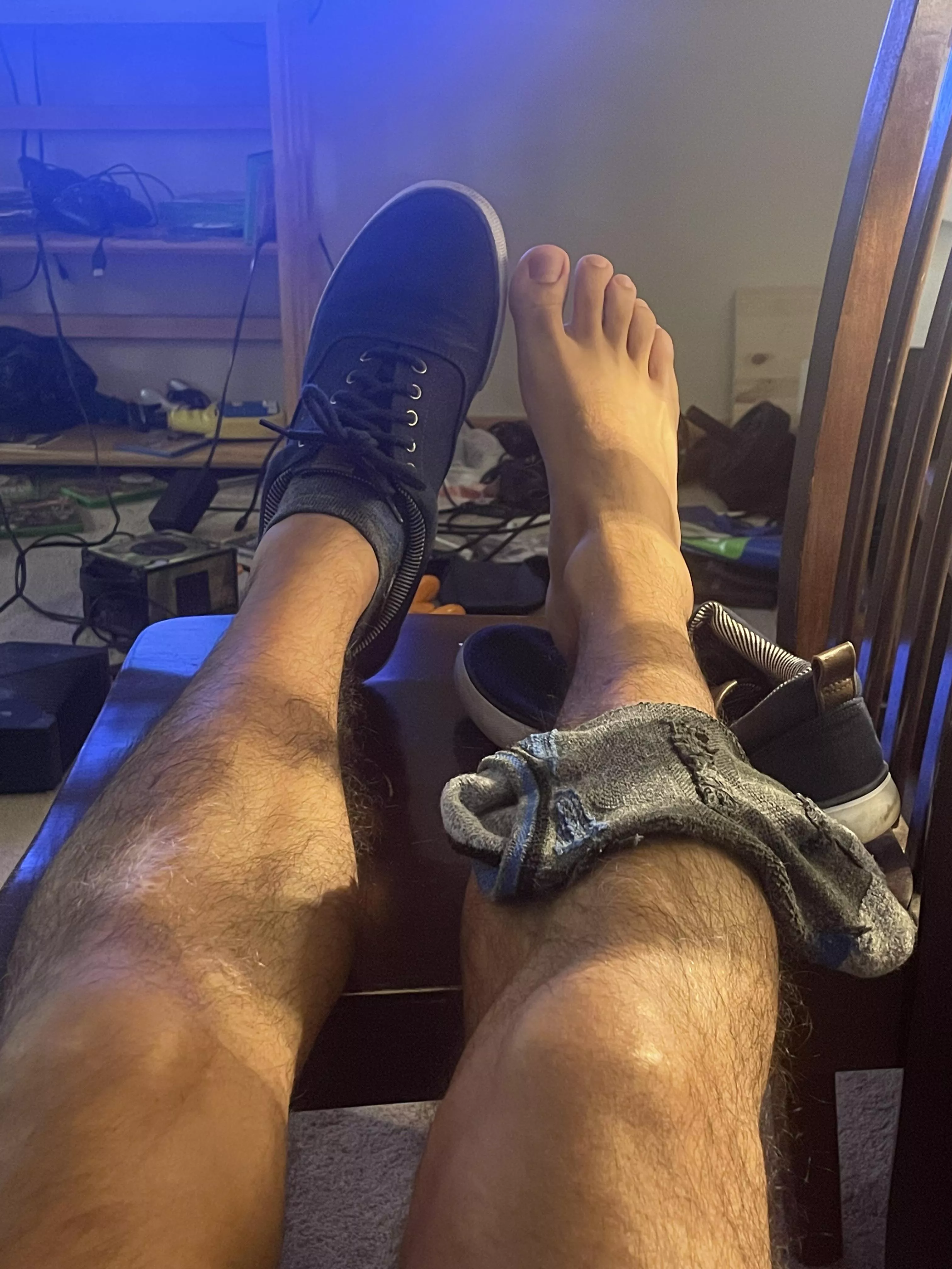 You take the other one off for me