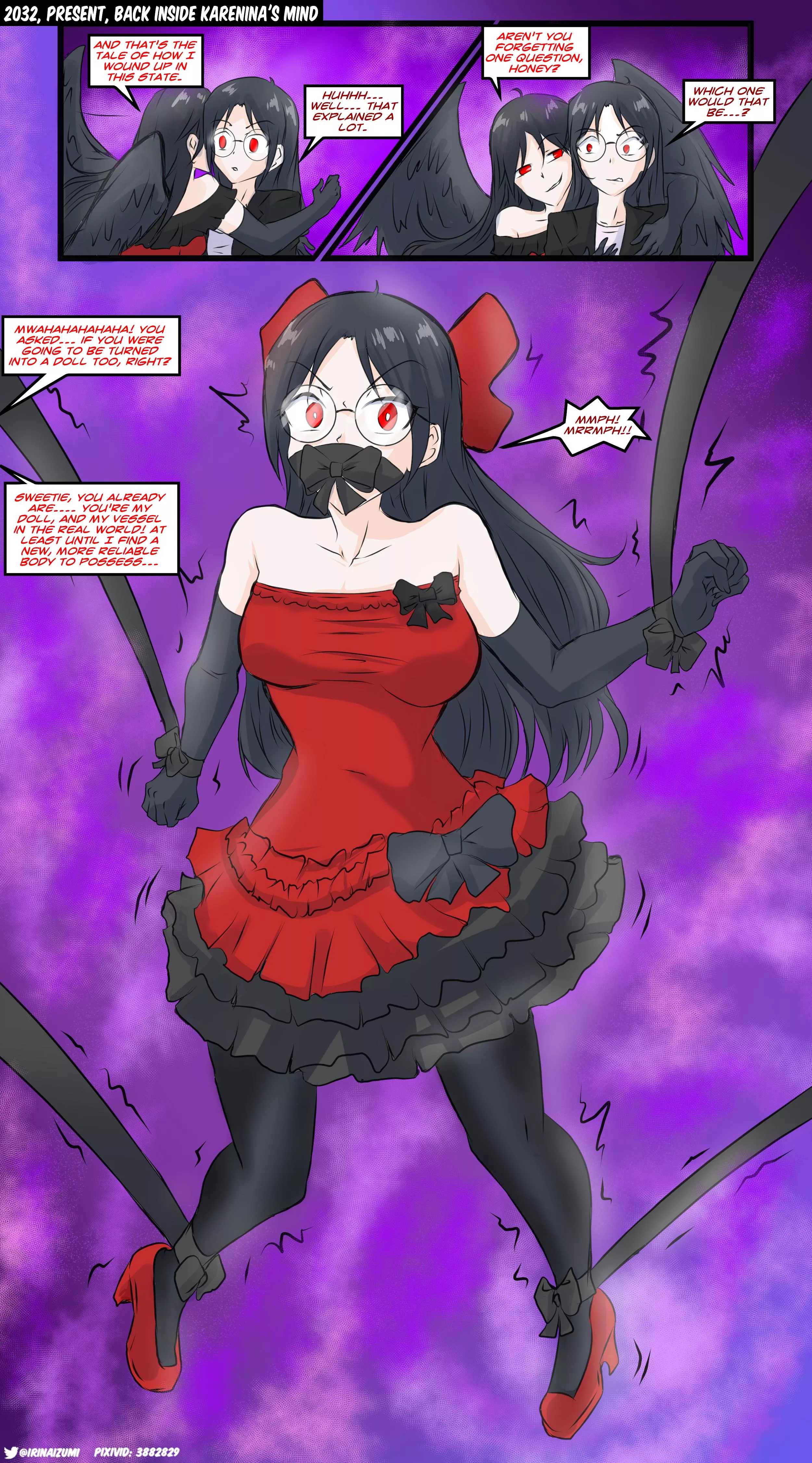 young woman apparently ends up being turned into a doll by her mother (but not without having some fun first)