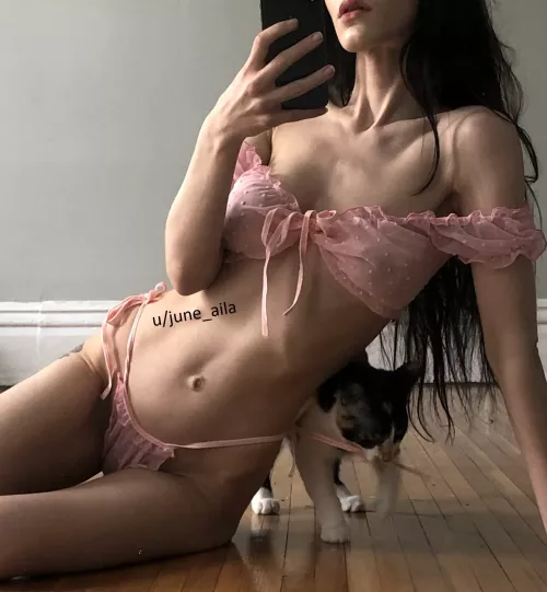 Adorable photobomb 😸💕