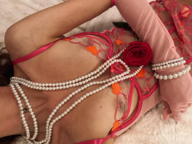 All dressed for valentines date