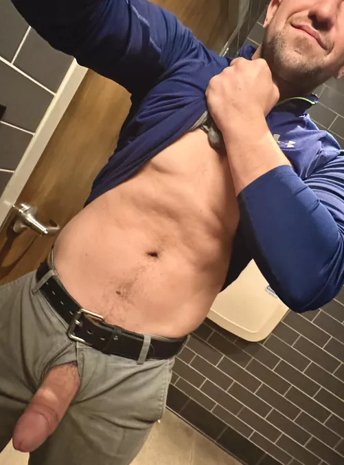 Bathroom door is unlocked