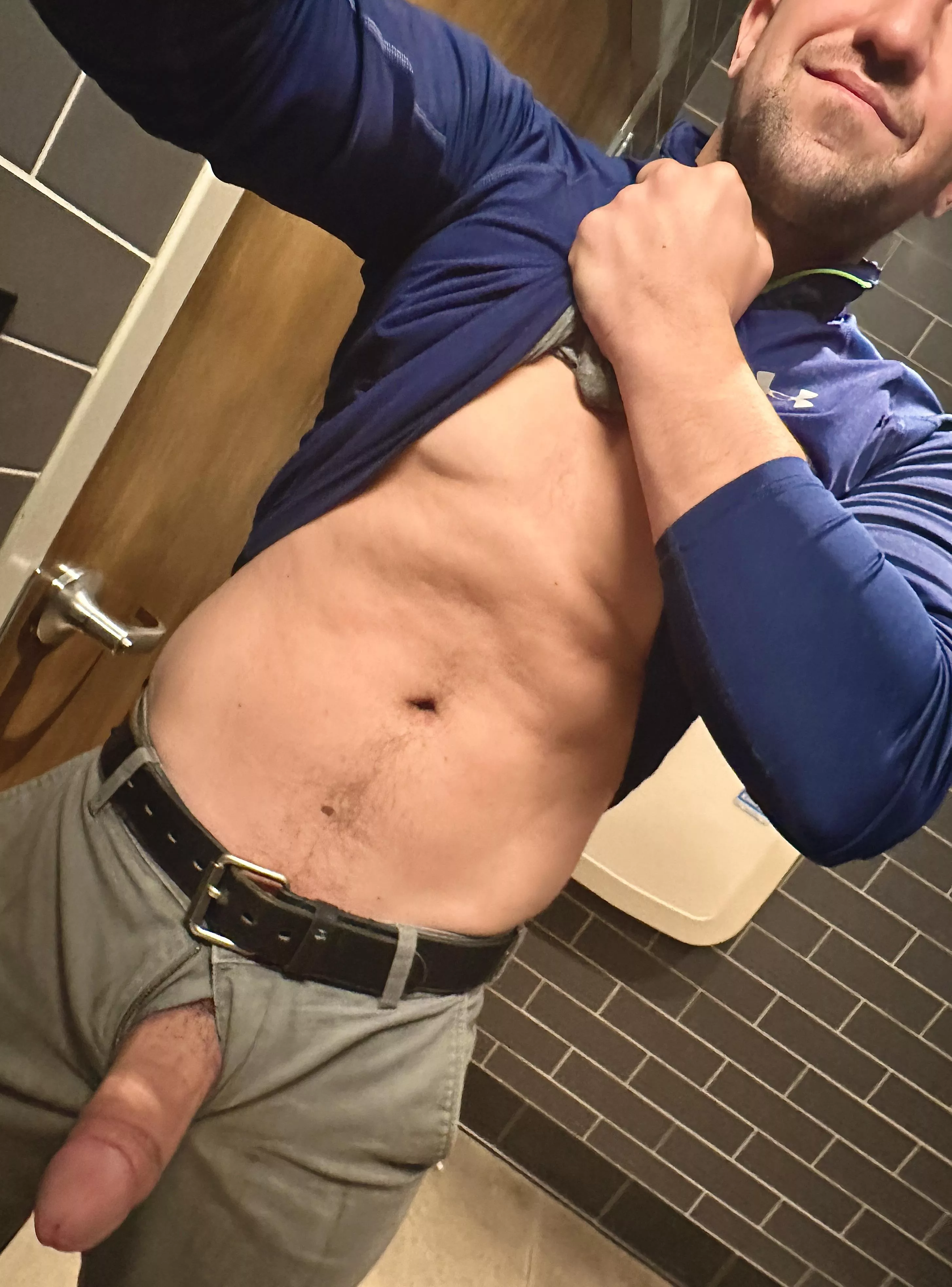 Bathroom door is unlocked