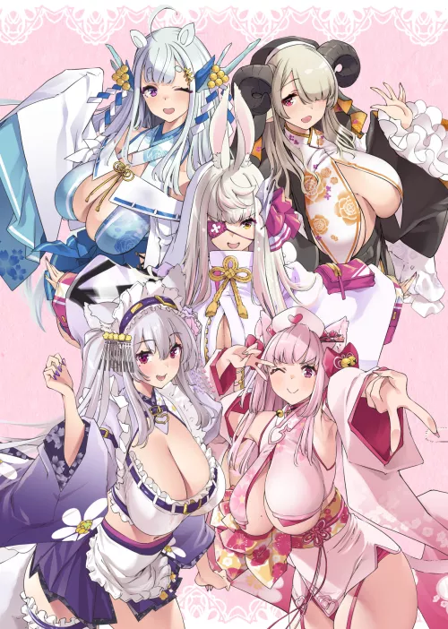 Big Breasted Vtuber Group by Thomasz
