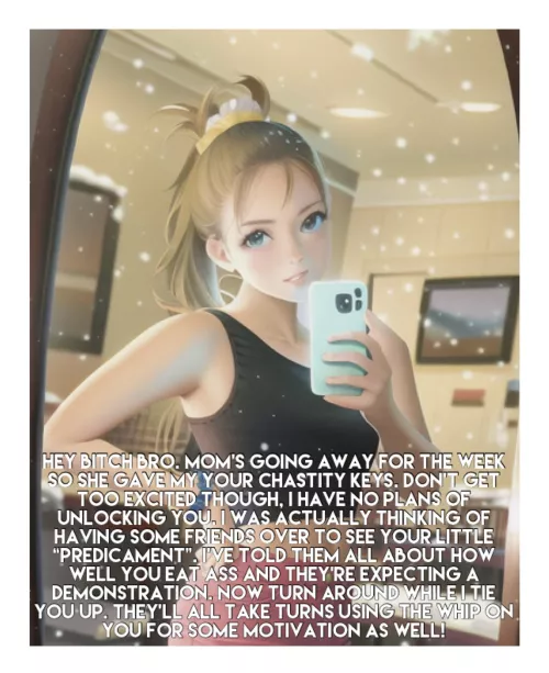 Big sis has got some friends coming over