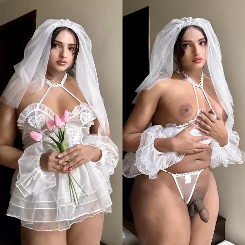 Can I be your sissy bride ?