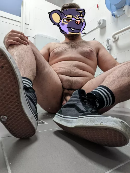 Colleague was in the next bathroom, if only he had opened the wrong door... 😏