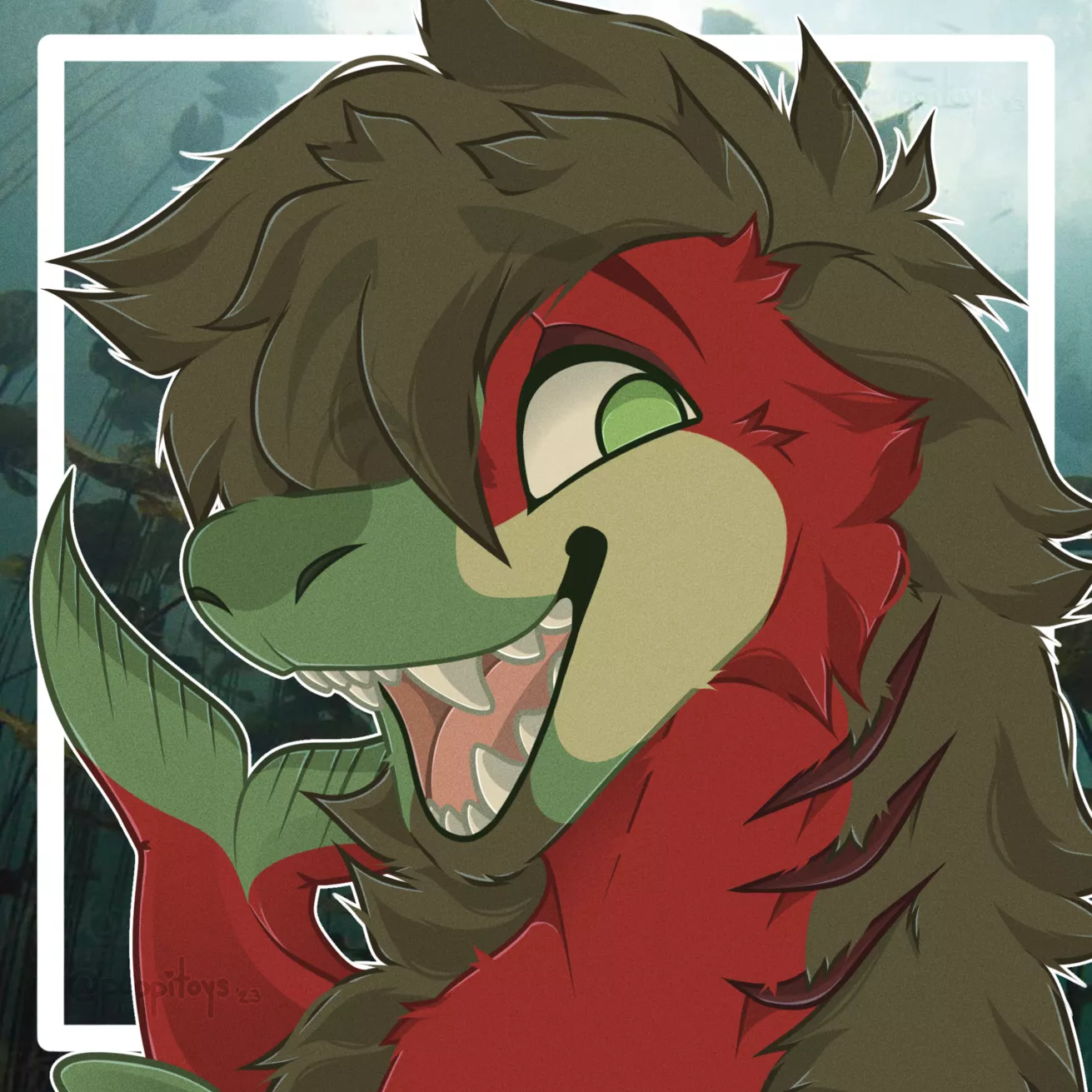 Coolest Fish in The Sea !! [art by me / @puppitoys on twt]