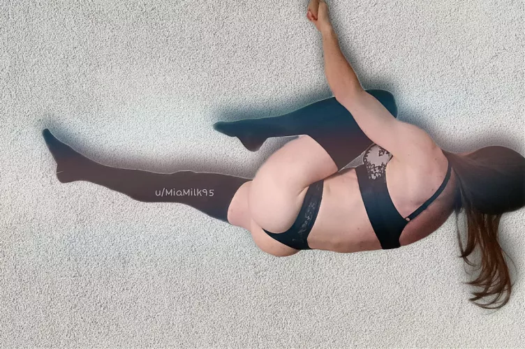 Don't mind me I'm just hanging here casually in my lingerie