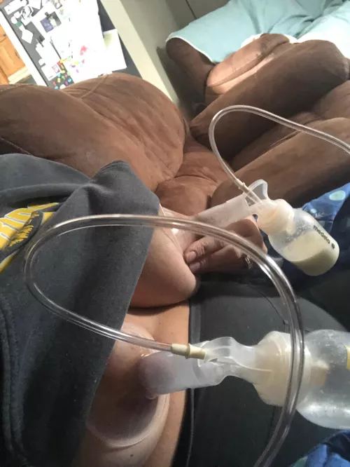 Full tits, can you help me drain them