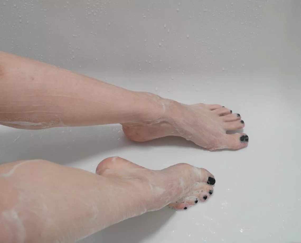 how I relax after a long day of being on my feet