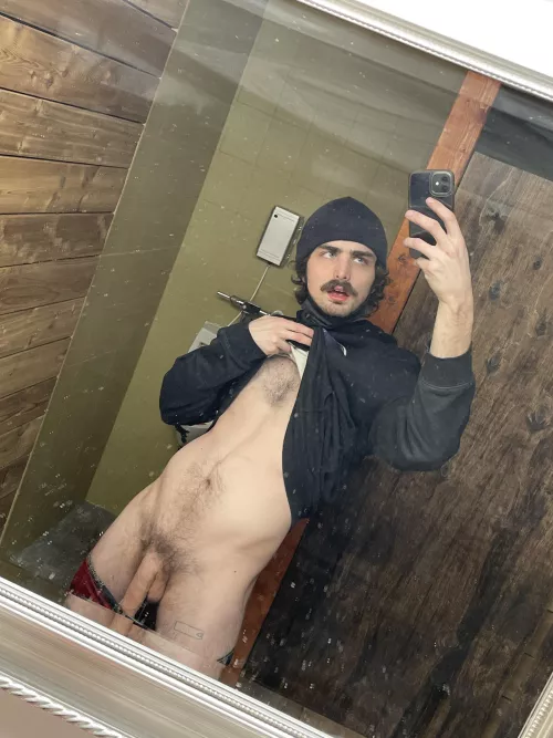 I always get my cock out at work