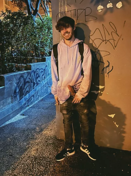 I was so hard I had to get it out