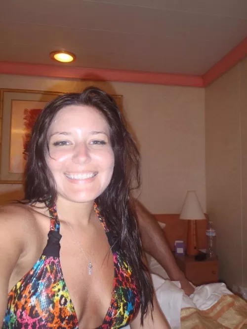 In a hotel with a friend