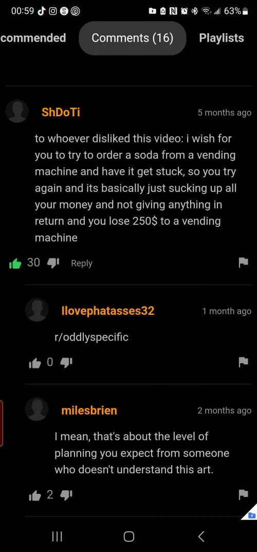 it was on a vid of the clip of Tom from Tom & jerry 