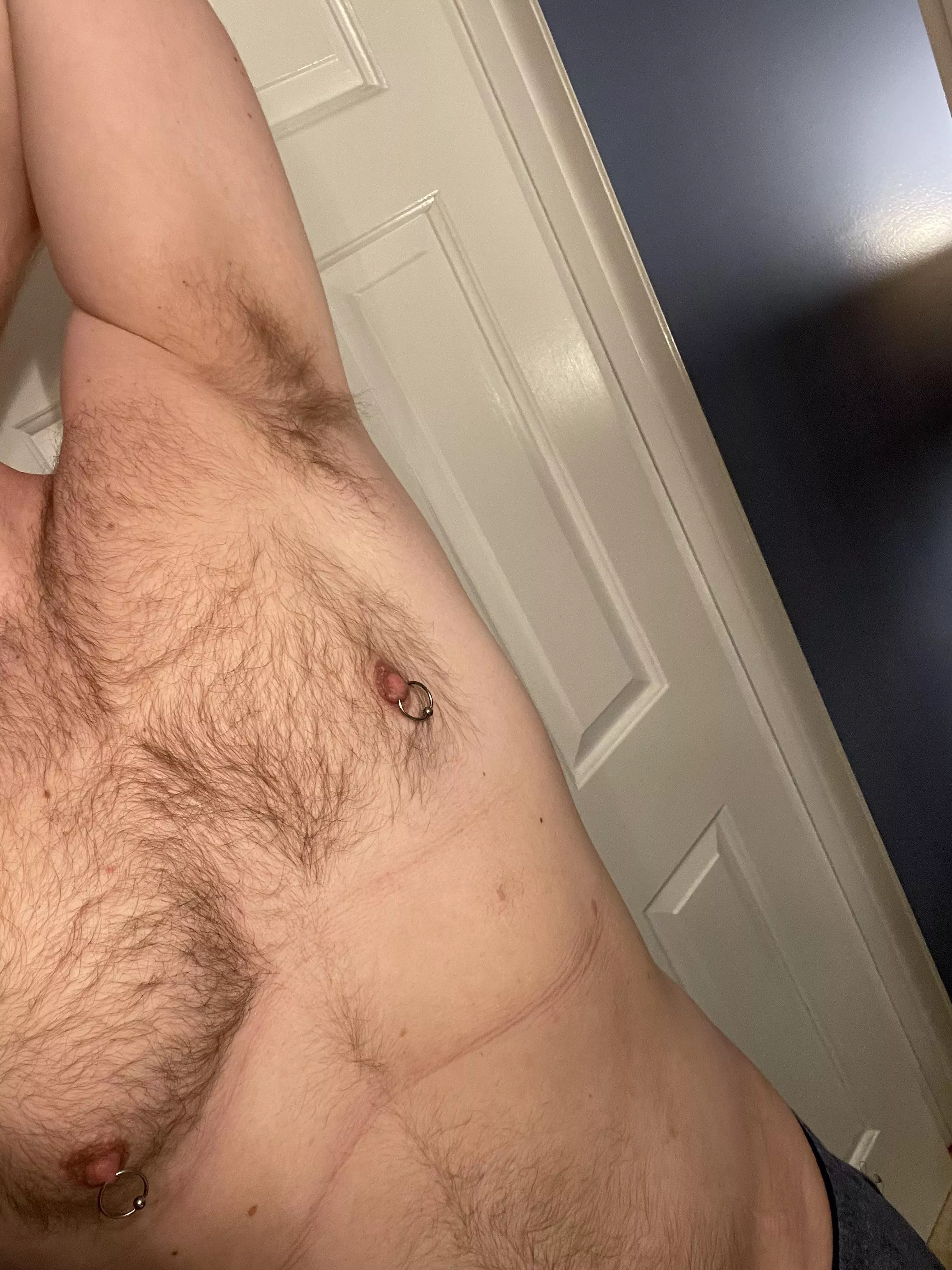 It’s been a long day, could use a lick, don’t forget the nipples either.