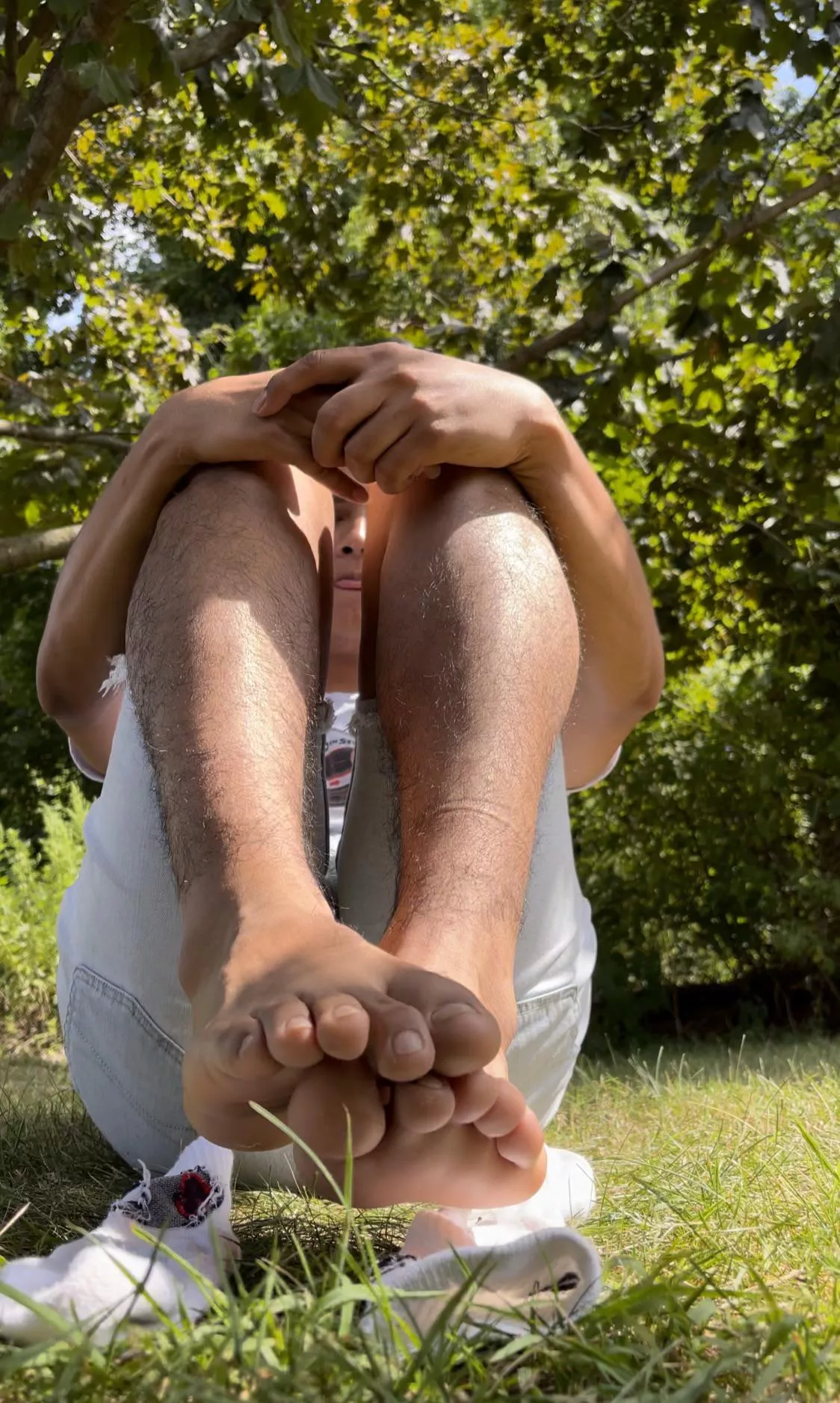 It’s your mouth ready for my toes