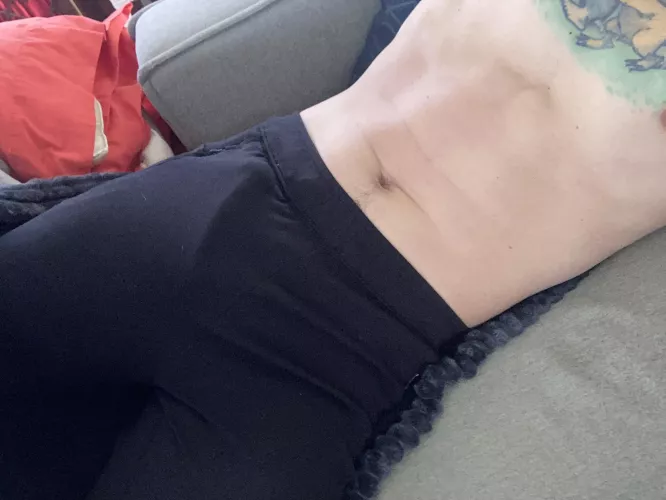 Just hanging out in the couch