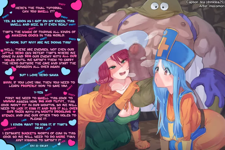 Protect hero-sama by any means necessary!![ntr] [training] [worship] (Artist: mocomori) (+300 Captions can be found on my pinned Reddit posts or just pm)