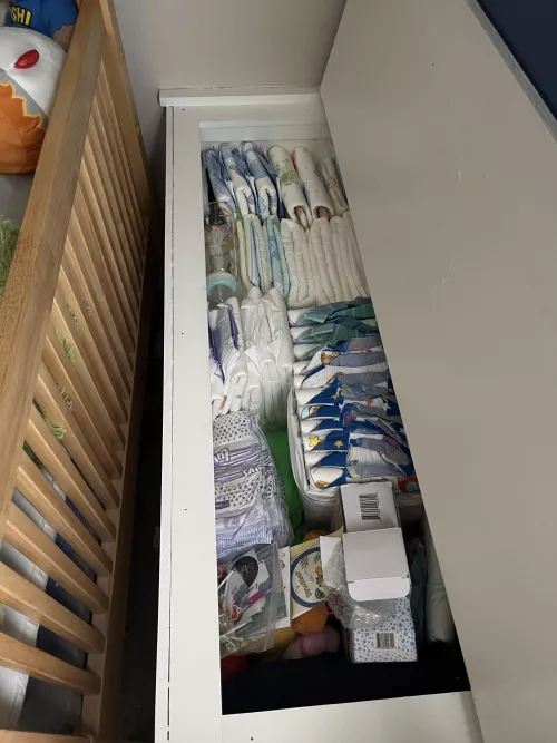 Refilled my diaper stash! 🥳