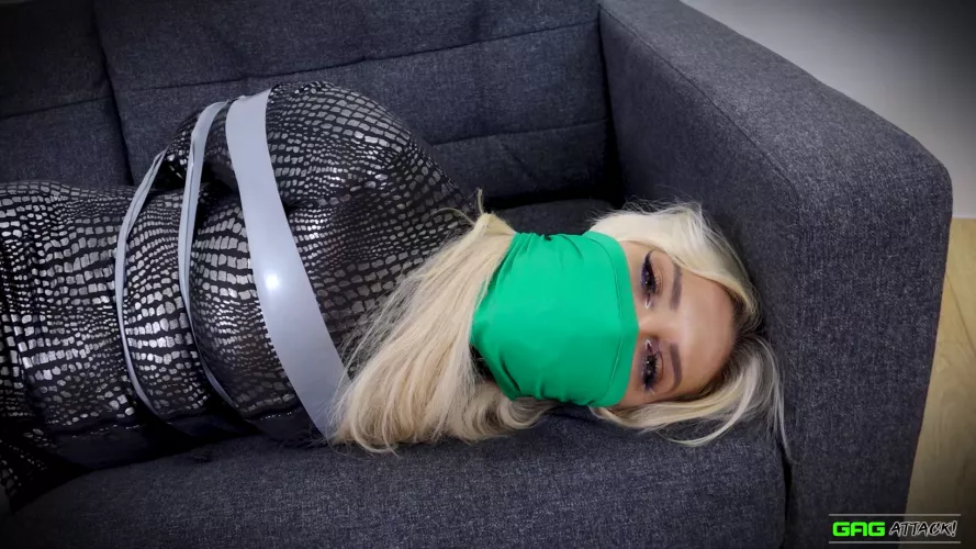 Roxee - Catburglar in Tape Bondage