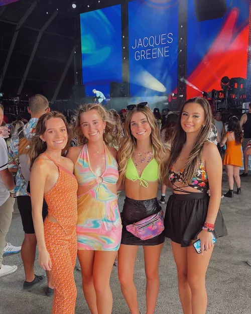 Stunners at a concert