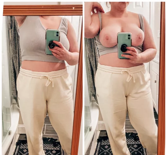 Undressing for the night, who wants to help? #👻nipples