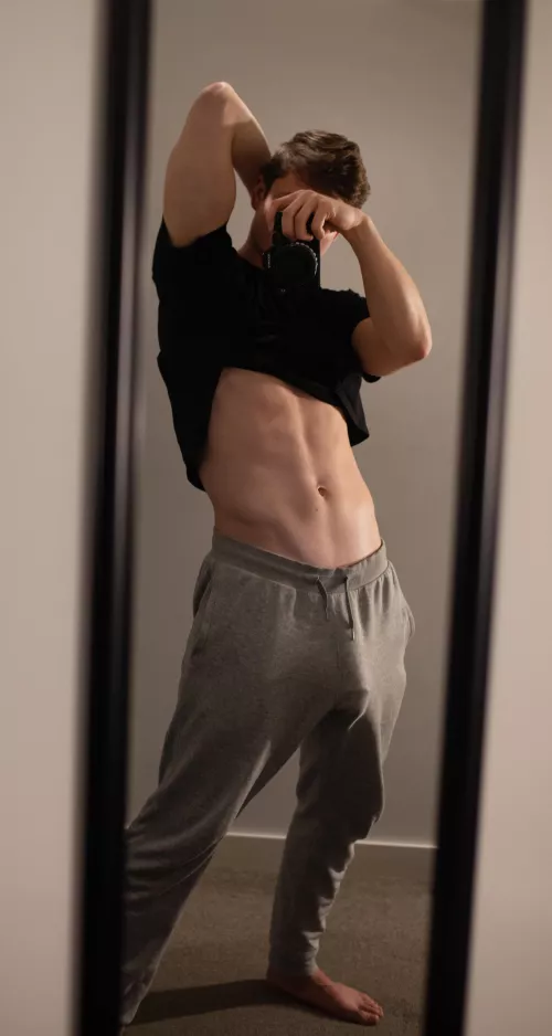 Worship this big alpha bulge in your face