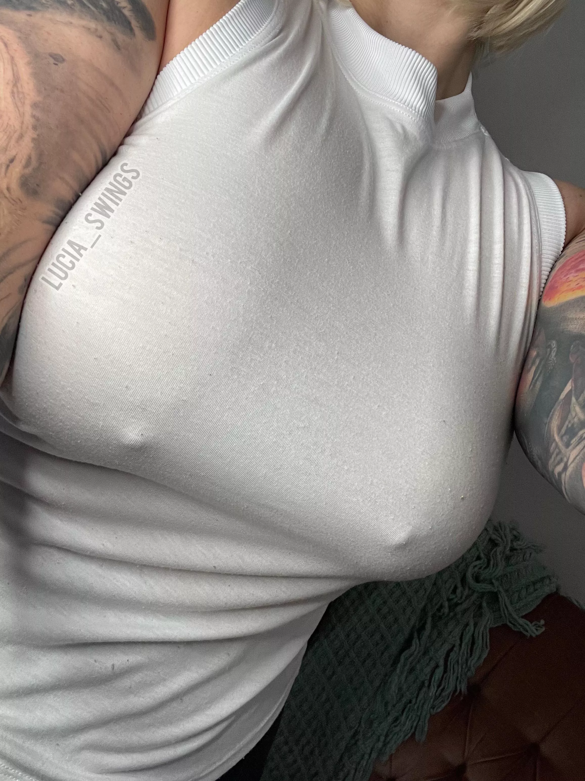 Would you give them a little squeeze through the shirt for me?