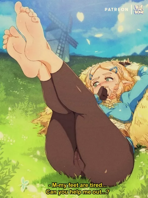 Zelda needs some help (BLUETHEBONE) [The Legend of Zelda: Breath of the Wild]